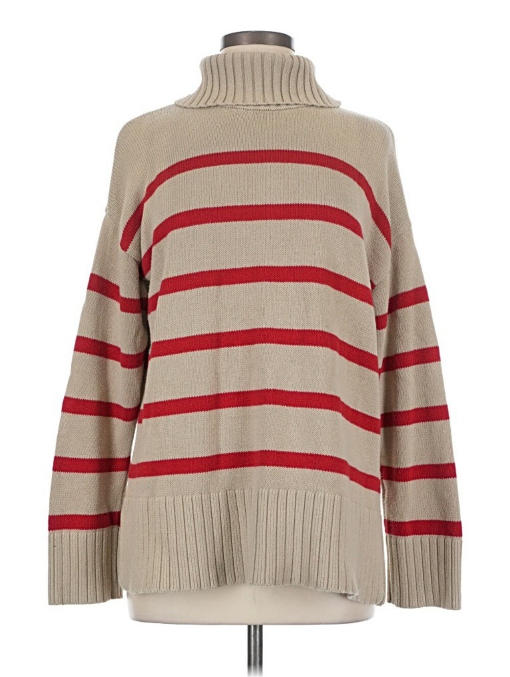 Old Navy Striped Cotton Turtleneck Sweater